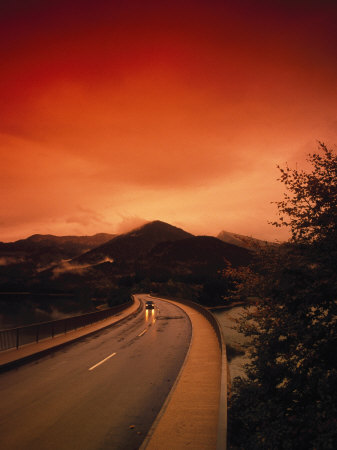 Road in Bavaria, Germany