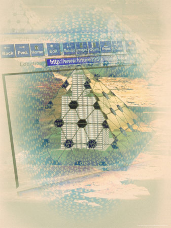 Concept of Virtual Future with Binary Code