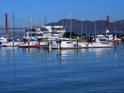 Boats in Marina, San Francisco, CA