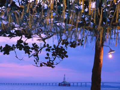 Oil Platform, Rio Niteroi Bridge, Guanabara Bay