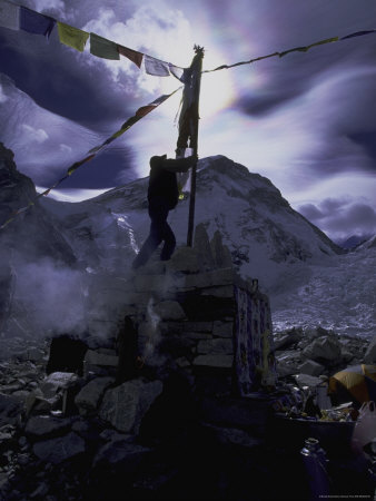 Puja Ceremonyat Everest Base Camp, Nepal
