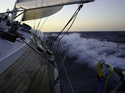 Buy Sailboat in Rough Water, Ticonderoga Race at AllPosters.com