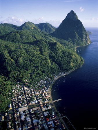 Soufriere, Petit Piton, St. Lucia