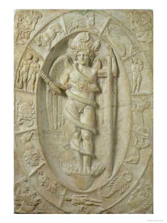 Mithraic Relief Representing a Youthful Divinity, Perhaps Aion