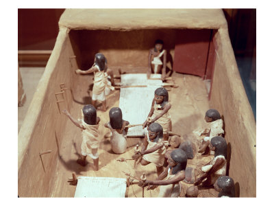 Funerary Model, Textile Workshop, Tomb of Meketre, Valley of the Nobles, Middle Kingdom, c.2000 BC