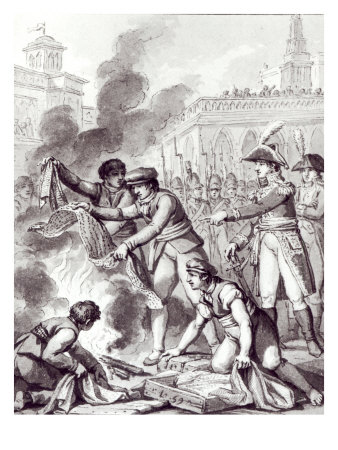 English Goods Burnt in Amsterdam