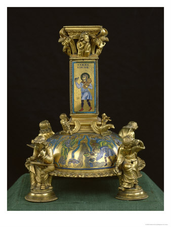 Base of the Cross of St. Bertin, from the Abbaye Saint-Bertin, c.1180