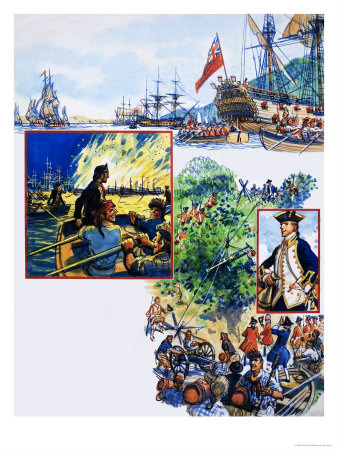 Scrapbook of the British Sailor, the Capture of Quebec