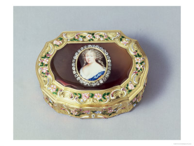 Louix XV Oval Snuff Box, by Gabriel Gallois, Paris, 1738