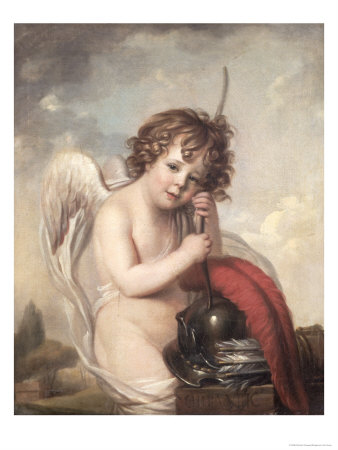 Portrait of Master Oswald Fawcett as Cupid