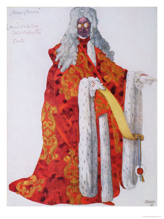 Costume Design For Marshal Cantalabutte, from Sleeping Beauty, 1921