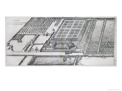 Chateau de Dampierre, View of the Estate, Les Plus Belles Bastiments de France, c.1570