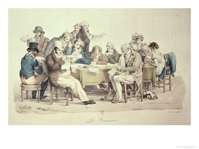 The Newspapers, Engraved by Francois Seraphin Delpech