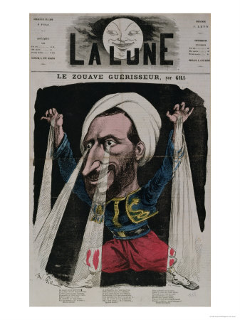 The Zouave Healer, from La Lune, 1868