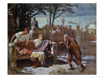 Chilon Accusing the Christians of Starting the Fire in Rome, Quo Vadis by Henryk Sienkiewicz