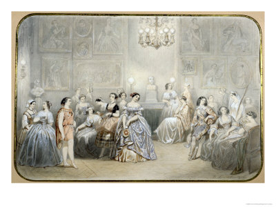 The Actress Mlle Rachel in the Foyer of the Comedie Francaise