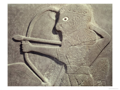Relief Depicting a Hunter, from Tell-Halaf, Syria