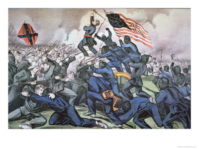 Fort Wagner Stormed by the 54th Massachusetts
