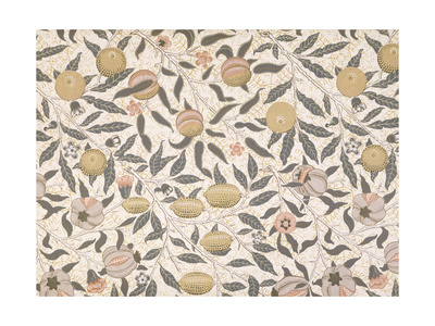 Pomegranate, Design For Wallpaper, Morris William