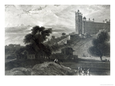 Fatehpur Sikri Near Agra, Engraved by R. Brandard