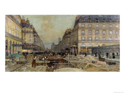 The Construction of the Metro, 1900