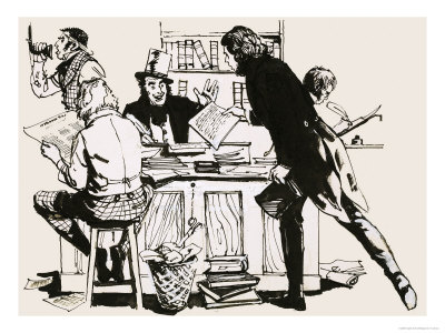 Scene from a Newspaper Editor