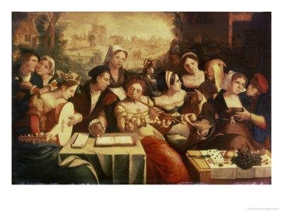 The Prodigal Son Feasting with Harlots