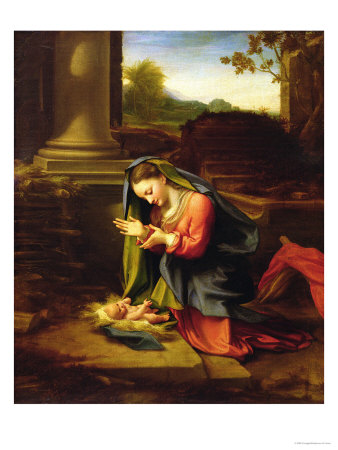 Our Lady Worshipping the Child, c.1518-20