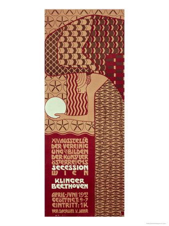 Poster For the 14th Exhibition of Vienna Secession, c.1902