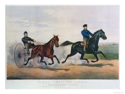 Flora Temple and Lancet Racing on the Centreville Course, 1856