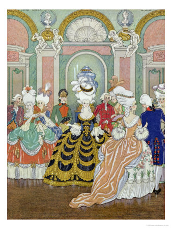 Ballroom Scene, Illustration from Les Liaisons Dangereuses by Pierre Choderlos de Laclos