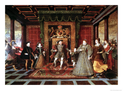 The Family of Henry VIII: an Allegory of the Tudor Succession, c.1570-75