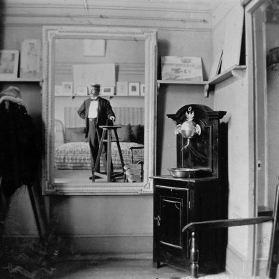 Portrait of a Photographer in the Studio of Henri de Toulouse-Lautrec