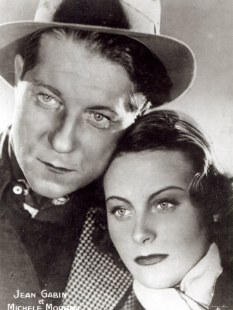 Jean Gabin and Michele Morgan in the Film Quai Des Brumes 1938