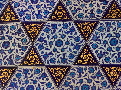 Tile Inside Topkapi Palace, Istanbul, Turkey