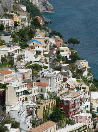 Town View, Positano, Amalfi Coast, Campania, Italy