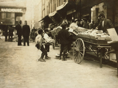Buy Swiping behind the Cop's Back, Boston, Massachusetts, c.1909 at AllPosters.com