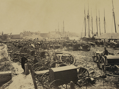 Captured Confederate Guns at Richmond, c.1865