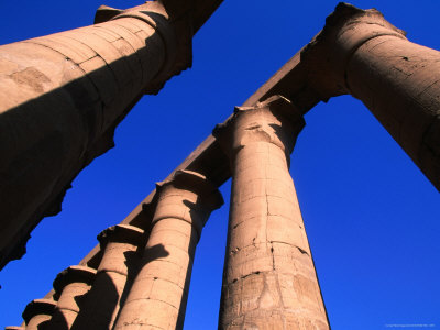 Colonnade of Amenhotep III at Luxor Temple, Luxor, Egypt