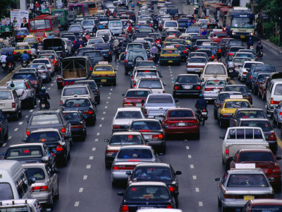 Traffic Jam, Bangkok, Thailand