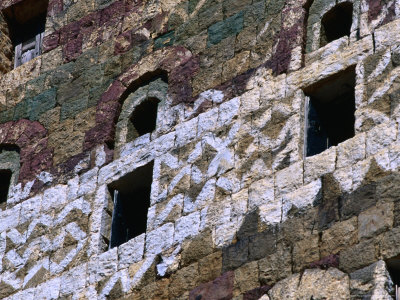Detail of Building in Village of Al-Hajjara, Al-Mahwit Governorate, Yemen