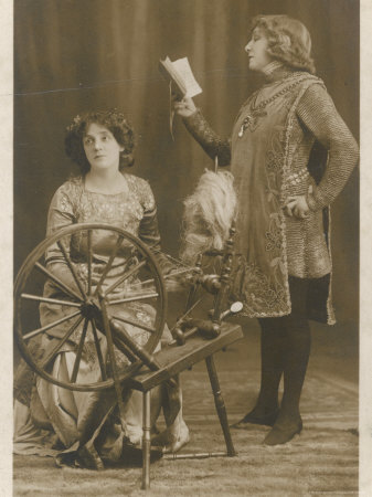 Buy Sarah Bernhardt French Actress (Right) with Mrs. Patrick Campbell Who Doesn't Seem Very Excited at AllPosters.com