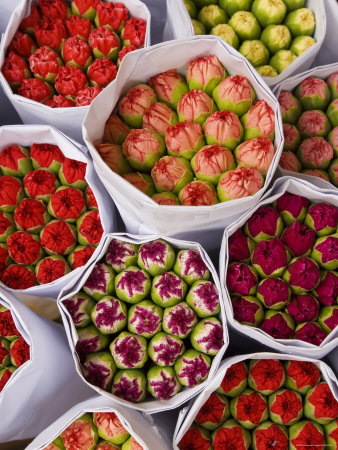 China, Hong Kong, Kowloon, Flower Market
