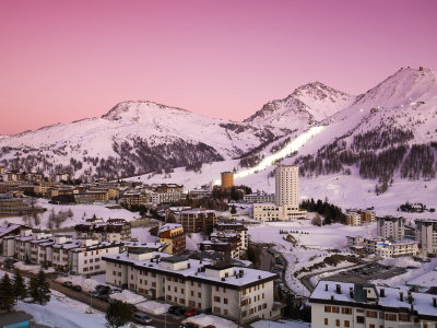 Sestriere Ski Resort, Turin Province, Piedmont, Italy