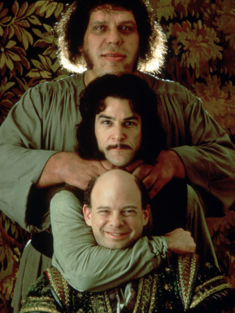 Vizzini, Inigo Montoya, and Fezzik