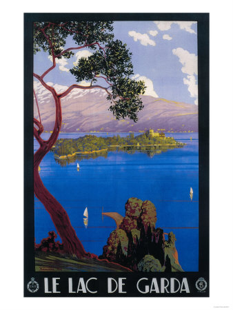 Buy Italy - Lake Garda Travel Promotional Poster at AllPosters.com