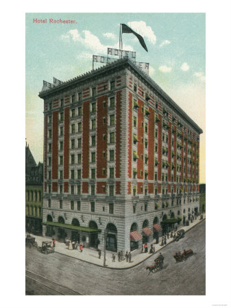 Rochester, New York - Exterior View of the Hotel Rochester