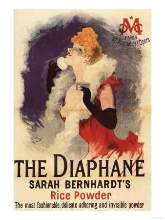 Paris, France - La Diaphane Woman Powdering Face Promo Poster