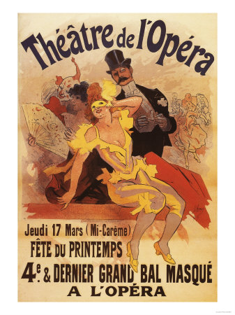 Paris, France - 4th Masked Ball at Theatre de l`Opera Promotional Poster