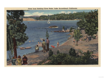 Lake Arrowhead, California - View from Bathing Cove Point
